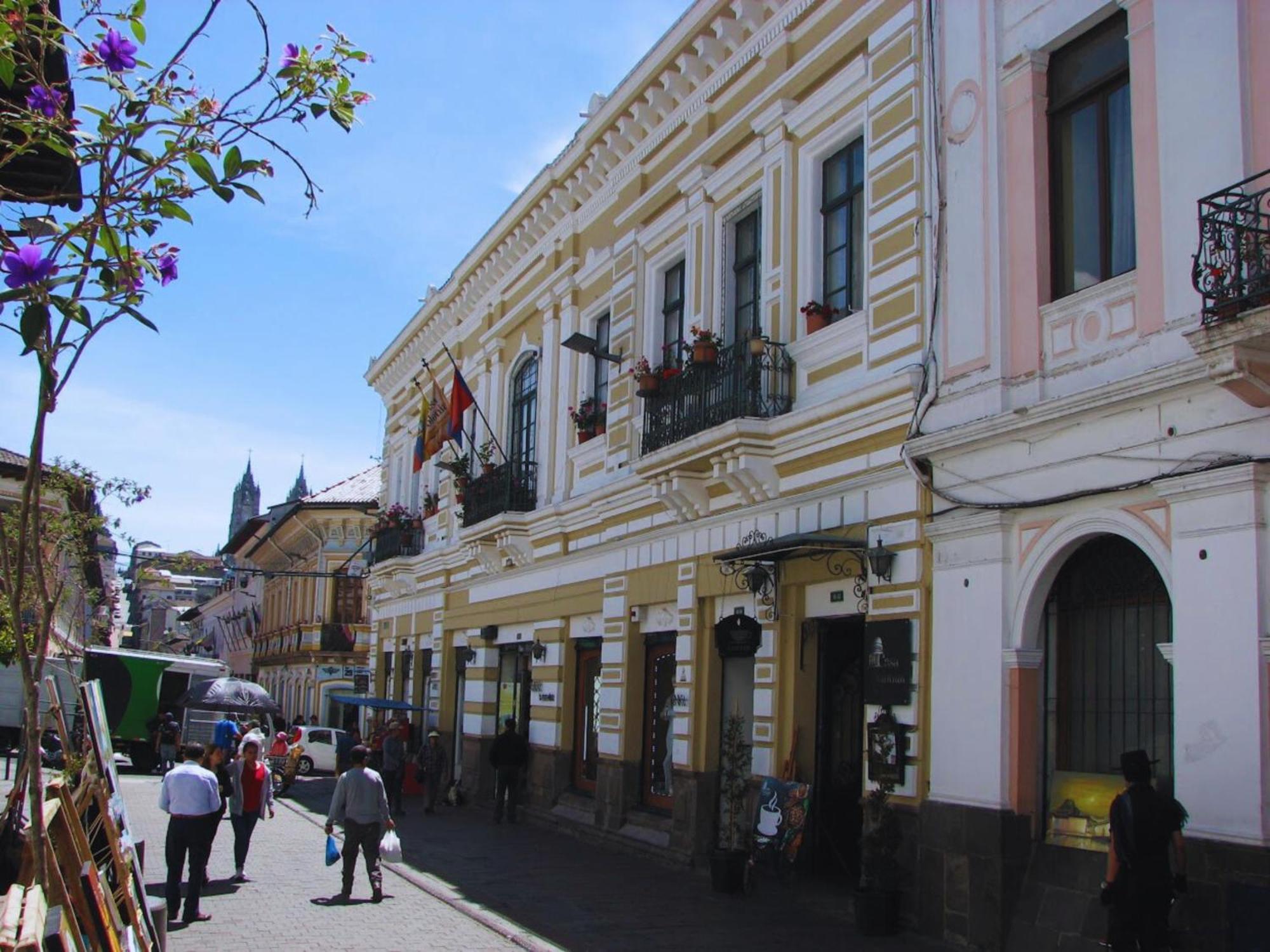 Casa Colonial Quito Hotel Exterior foto